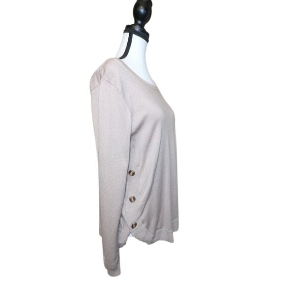 Letty & Me Button-Side Sweater – Size XL (NWT) - Picture 5 of 12